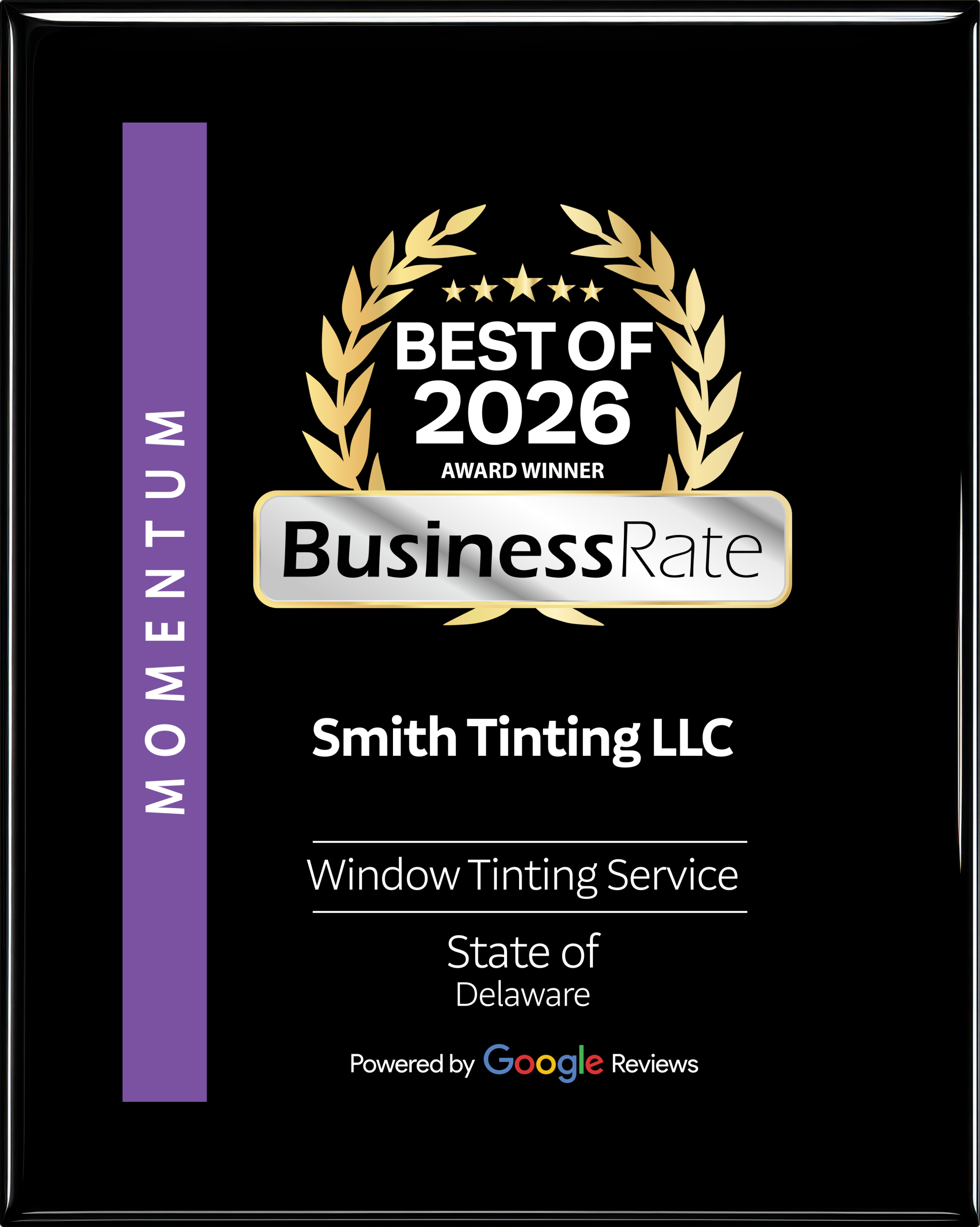 Smith Tinting Llc Plaque